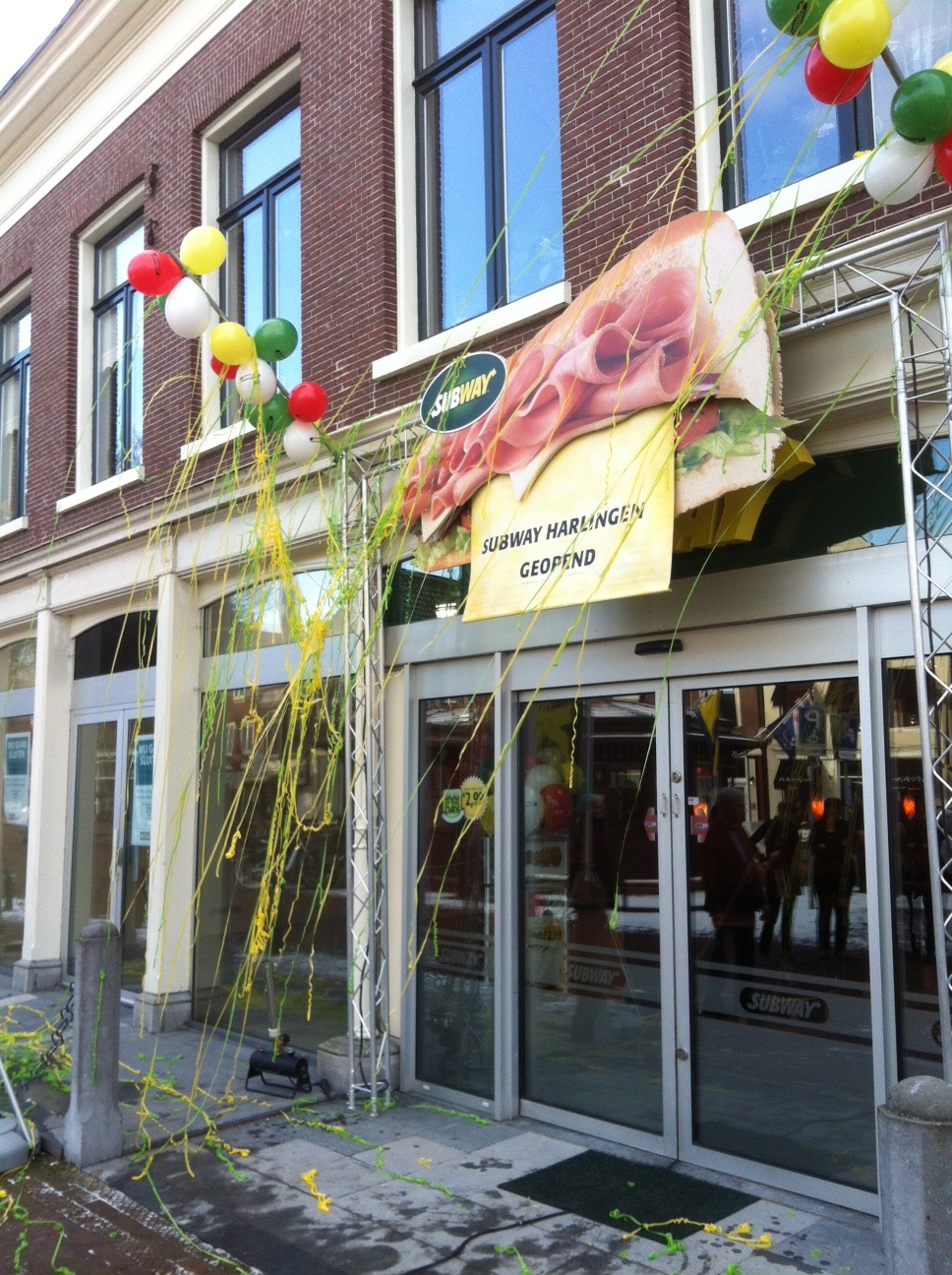 Nieuw Subway restaurant in Harlingen