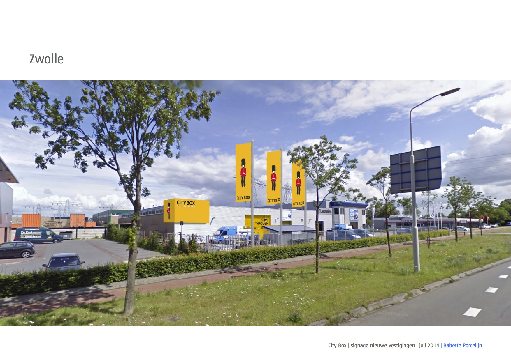 De nieuwe City Box-vestiging in Zwolle (artist impression). Bron: FranchiseFormules.NL