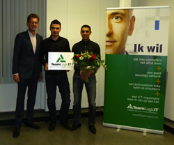 TeamLogic IT Nijmegen - Links: directeur TeamLogic IT Nederland - Jeroen van den Bos