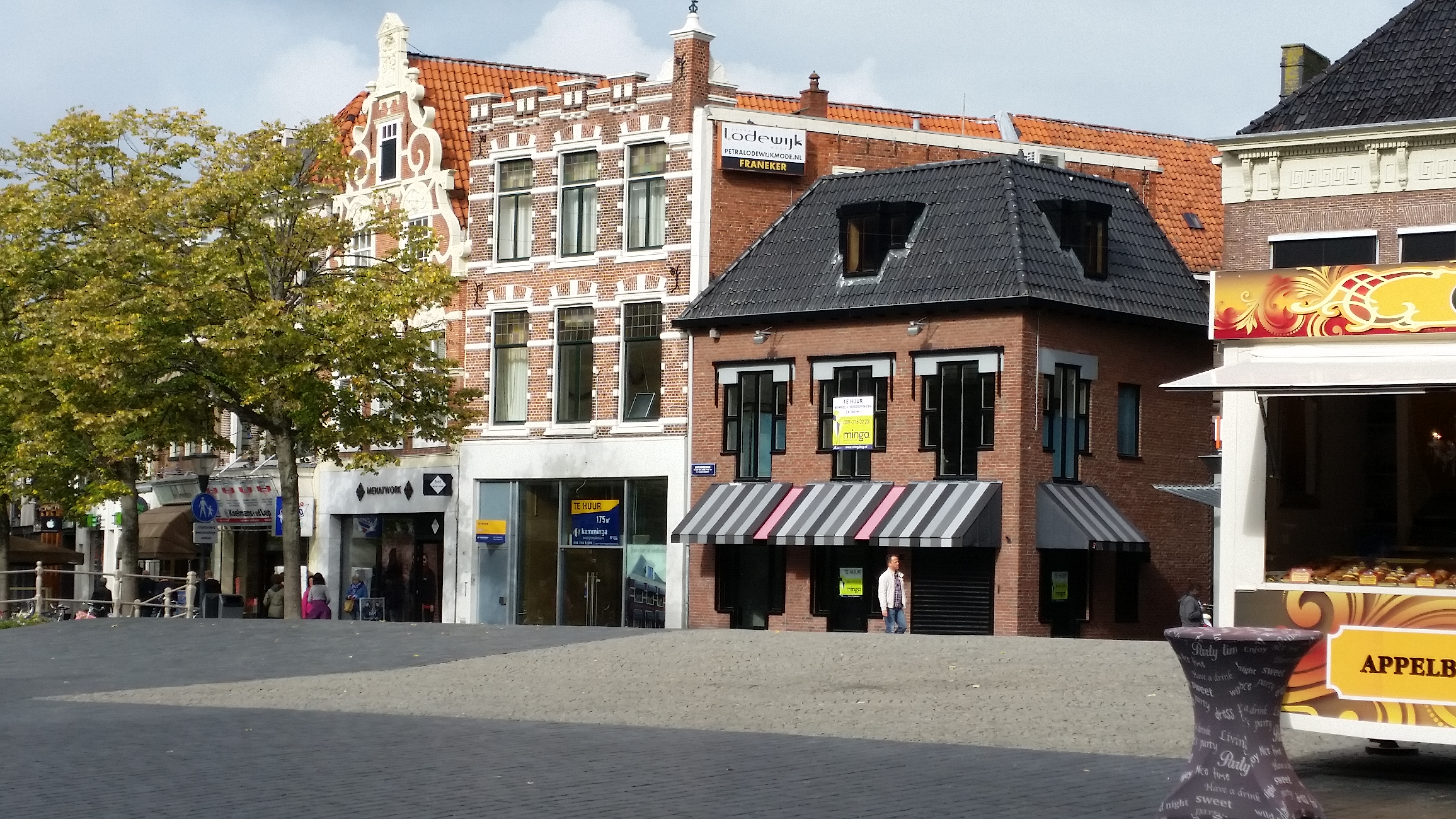 Te huur aangeboden: A1 lokatie in Leeuwarden (Nieuwestad 105). Bron: FranchiseFormules.NL